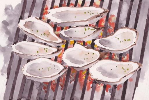 2015-04-03 Grilled Oysters