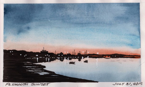 2015-07-31 Plymouth Harbor Sunset