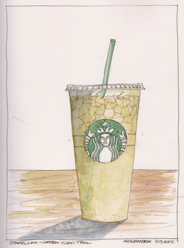 2015-11-20 Starbucks Green Tea